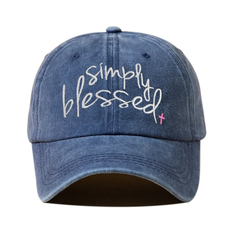 Simply Blessed Wide brimmed Sunshade Baseball Hat