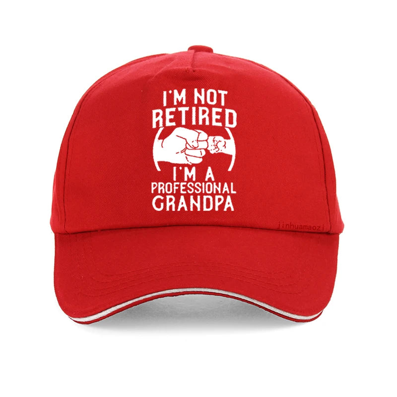 I'm Not Retired I'm A Professional Grandpa Funny Baseball Cap