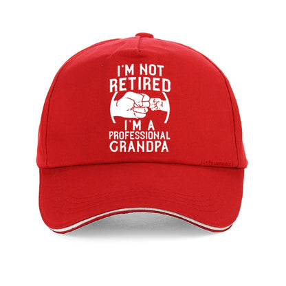 I'm Not Retired I'm A Professional Grandpa Funny Baseball Cap