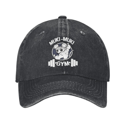 Muki Muki Gym Demon Slayer Men Baseball Cap Ninja Mouse
