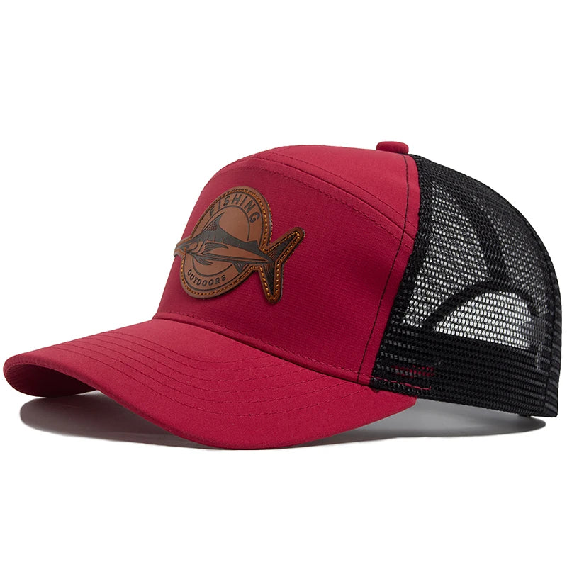 Shark Leather Label Men's Baseball Cap