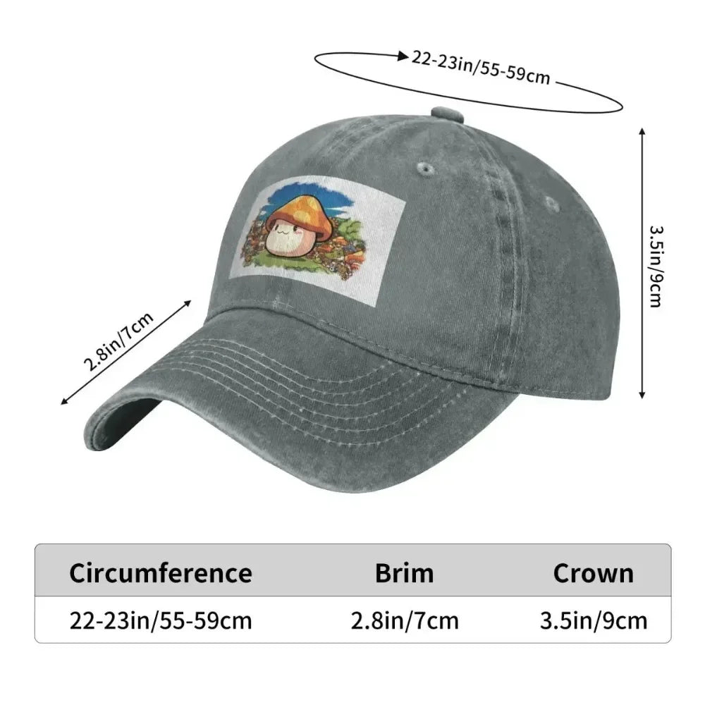 2026 Maplestory Orange Mushroom Fashion Baseball Cap