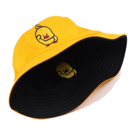 Summer Duck Reversible Bucket Hat For Women