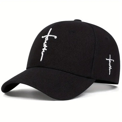 Fashion LOVE Cross Embroidered Baseball Hat Unisex Personality Hat Hip Hop Hat