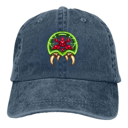 Giant Metroid Baseball Caps Peaked Cap Super Metroid Game