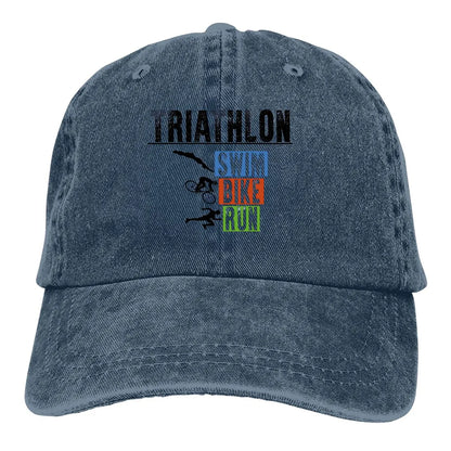 Triathlon Triathlete Baseball Cap Men Hats Women
