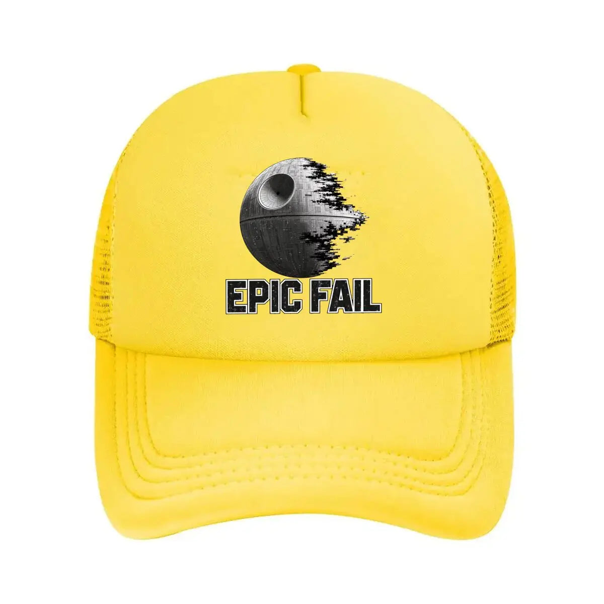 Epic Fail Space Station Humor Mesh Baseball Cap