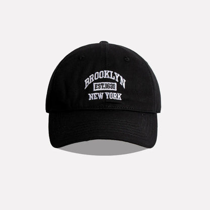 Soft Cotton Letter Embroidered Baseball Cap For Women Men