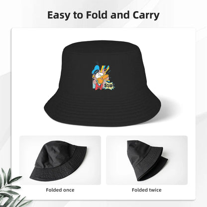 Unisex Bucket Hats Cartoon Donald Duck Vintage Beach Hatwear