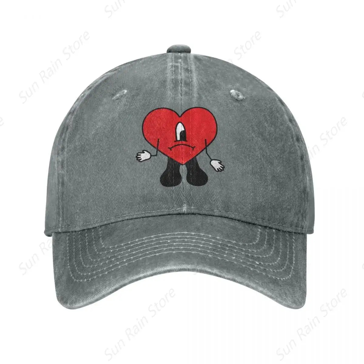 Bad Bunny Denim Baseball Cap Men Un Verano Sin Ti Music Cap Summer Autumn Vintage Casquette