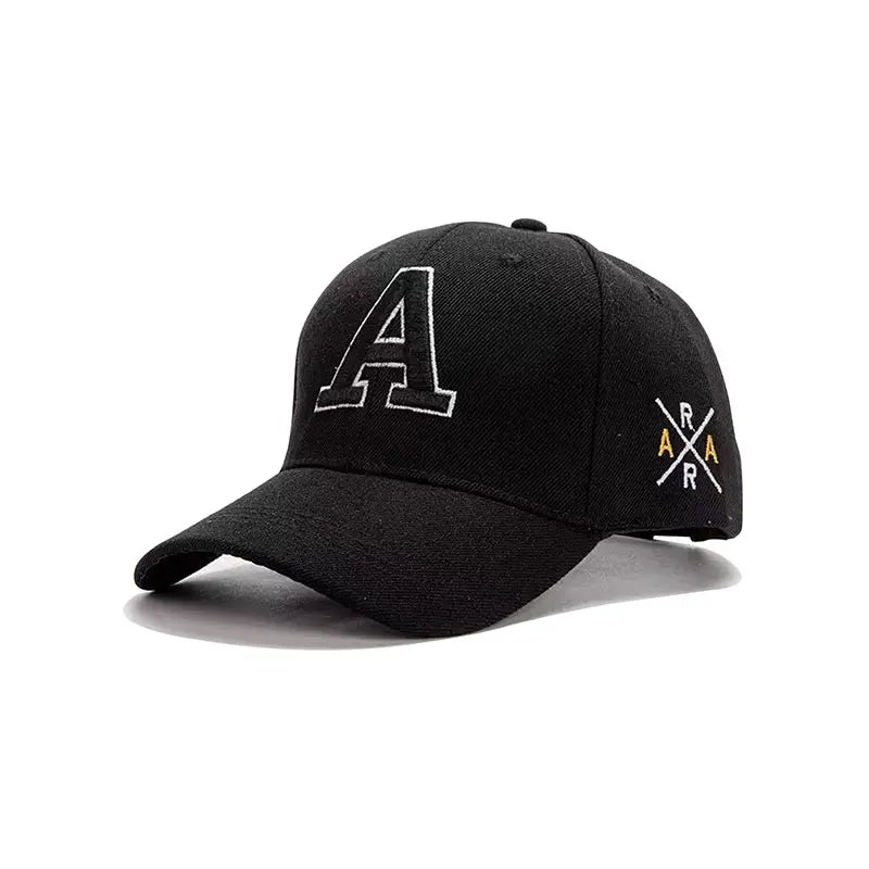Summer Men's Embroidered A Letter Baseball Hat