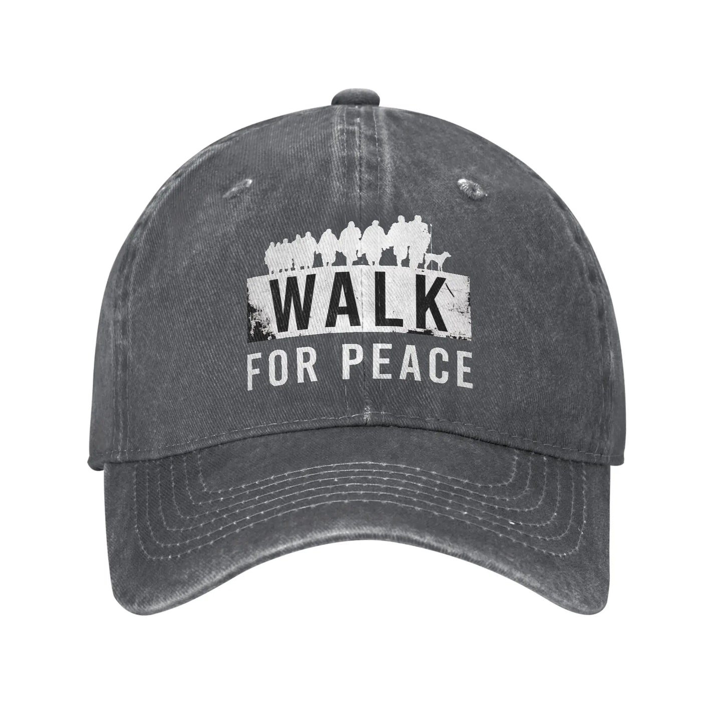 Walk For Peace Calm Steps Sun Baseball Cap