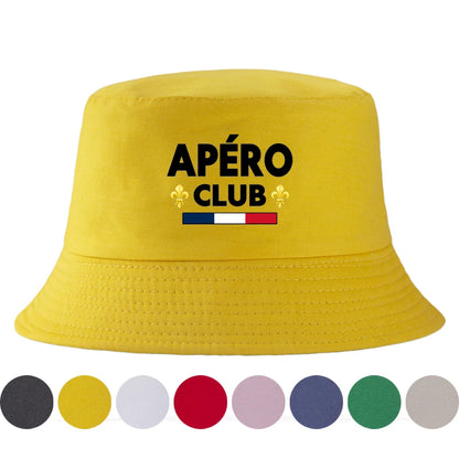 Fashion France Apero Club Bob Reversible Bucket Hat