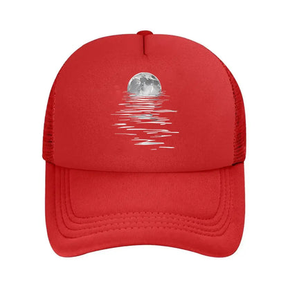 Minimalist Moon Phase Print Baseball Cap