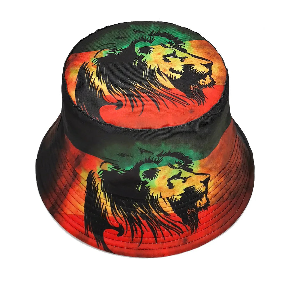 European And American Personalized Animal-Printed Bucket Hat