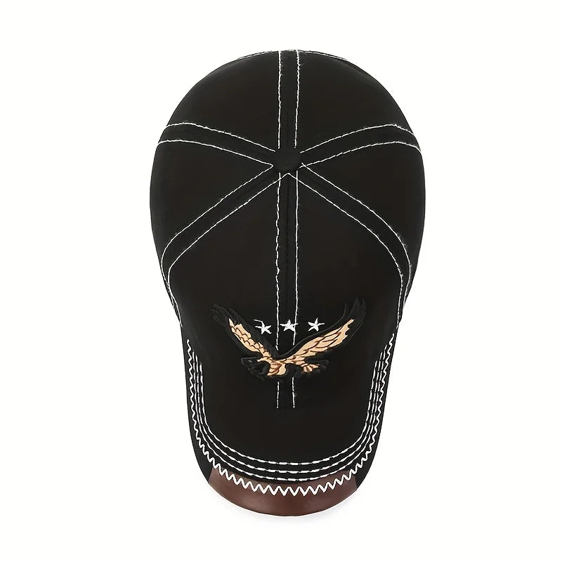 1PC Men's Baseball Hat - Eagle Embroidery Design