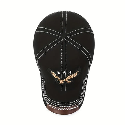 1PC Men's Baseball Hat - Eagle Embroidery Design