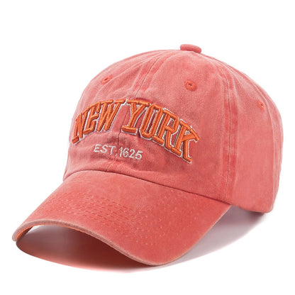 New York Washed Cotton Cap Baseball Caps