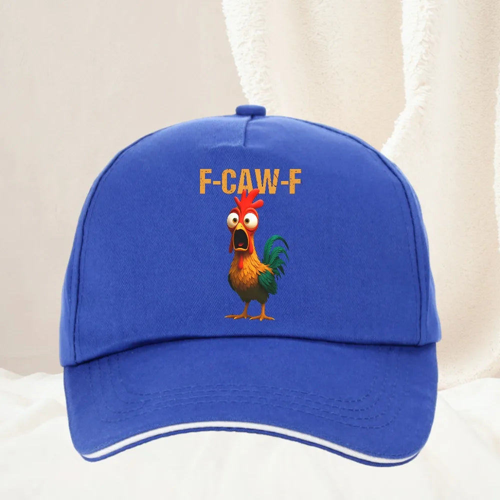 Funny Summer F Caw F Chicken Harajuku New Baseball Cap