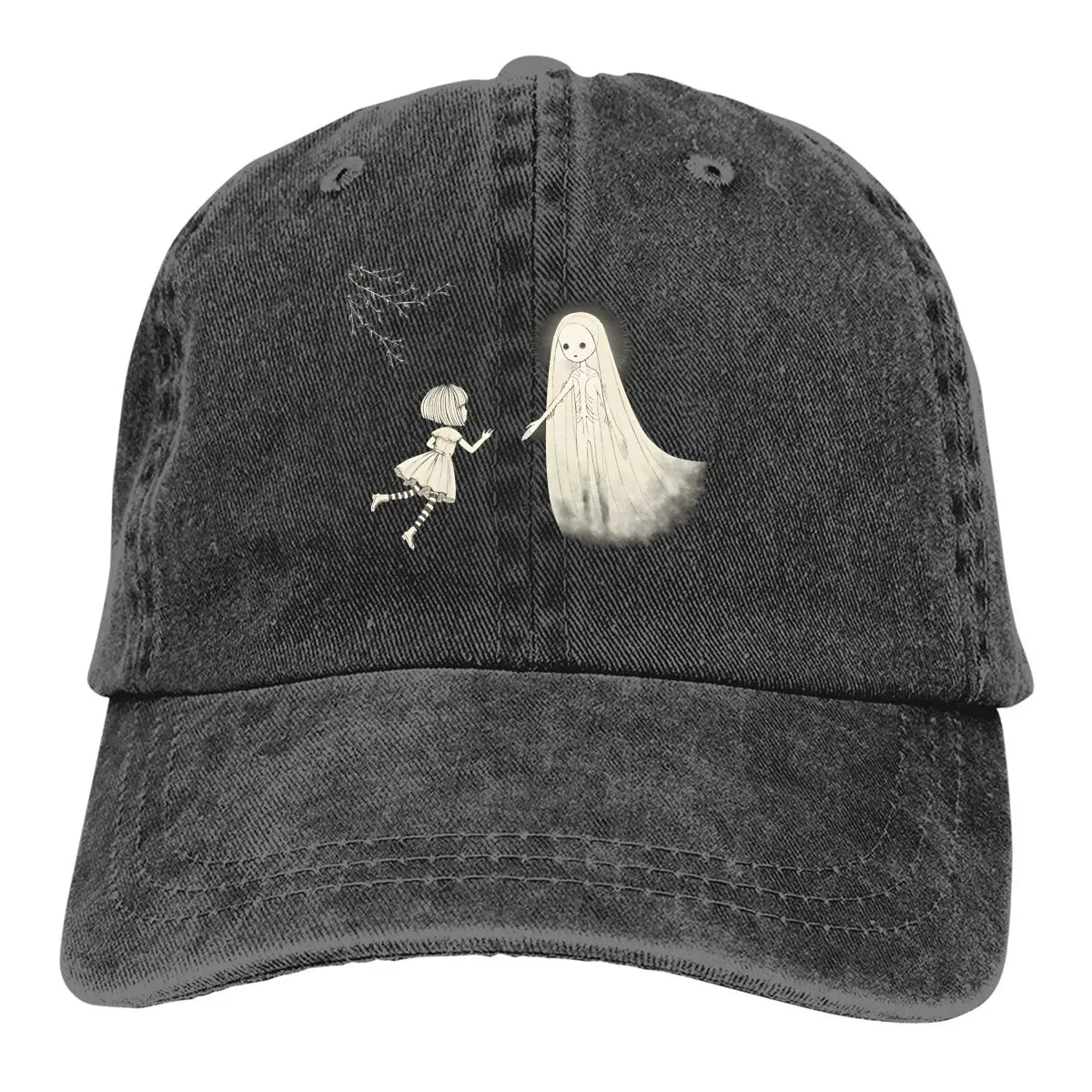 Fran Bow A Valokas Fran Bow Game Multicolor Hat Peaked Baseball Hat