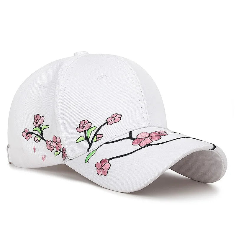 Embroidery Floral Baseball Cap