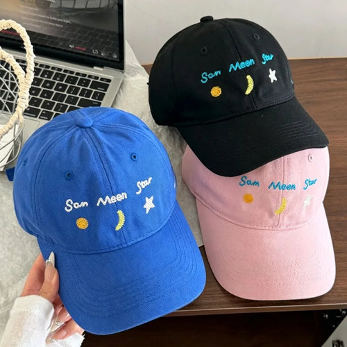 Baseball Cap Cute Letter ''Sam Meen Star''