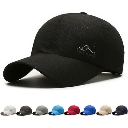 Summer Breathable Mesh Quick Drying Men Women's Baseball Cap