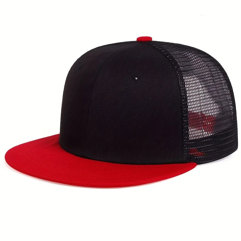 Unisex Simple Hip-hop Net Hats Spring Summer Outdoor Adjustable Casual Snapback Caps