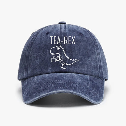Tea Rex Cap Funny Graphic Dinosaur Cute Baseball Cap