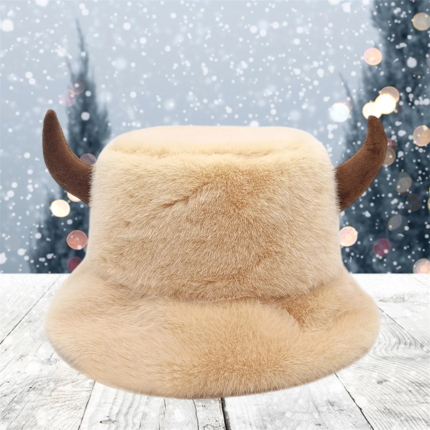 Warm Faux Fur Bucket Hats for Unisex Stylish Winter Headwear with Ear Flaps