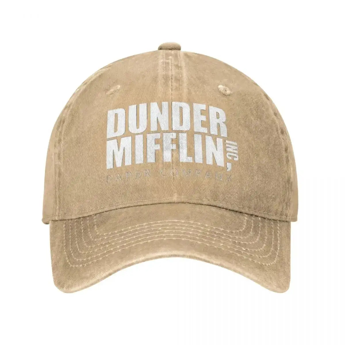 Classic Dunder Mifflin Logo Baseball Caps Men Women