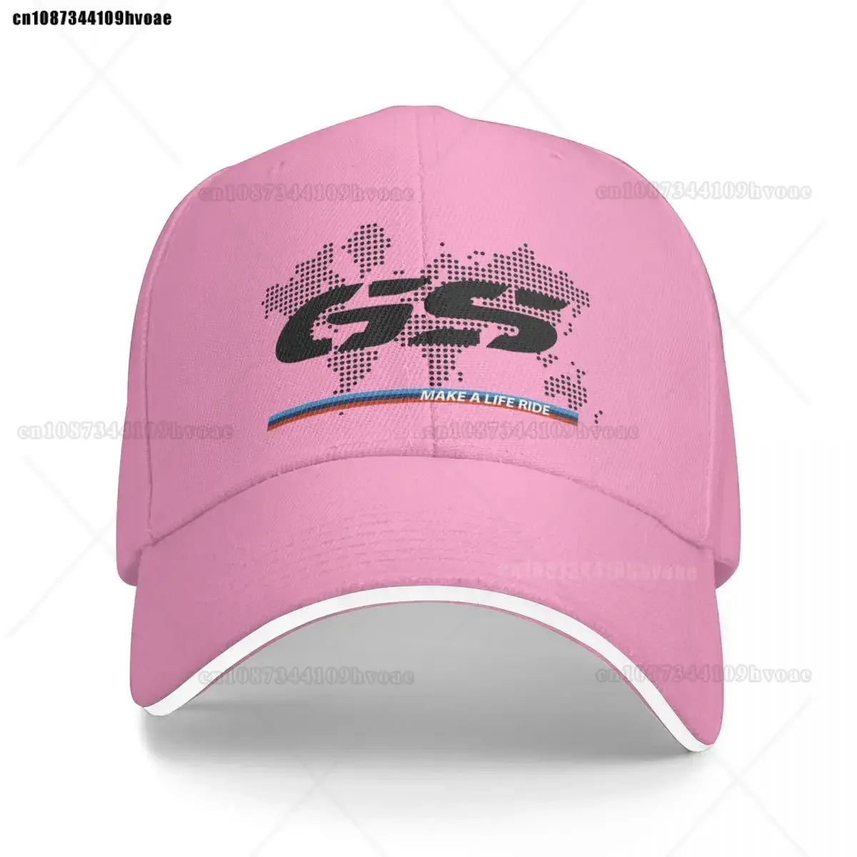 Motorcycle GS World Map Racing Baseball Cap