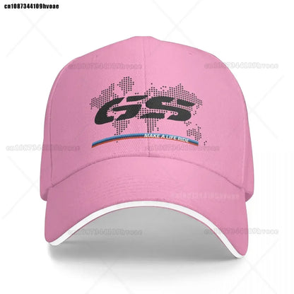 Motorcycle GS World Map Racing Baseball Cap