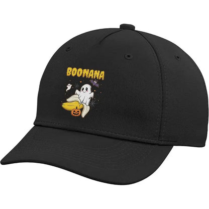 Boonana Banana Halloween Ghost Kawaii Banana Cute Banana Adjustable Baseball Hat
