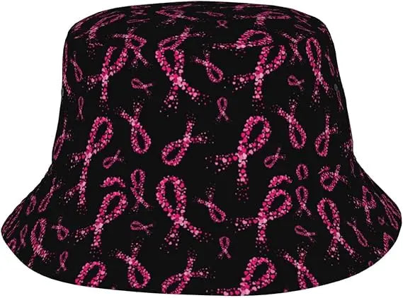 Breast Cancer Awareness Bucket Hat for Women Fashion