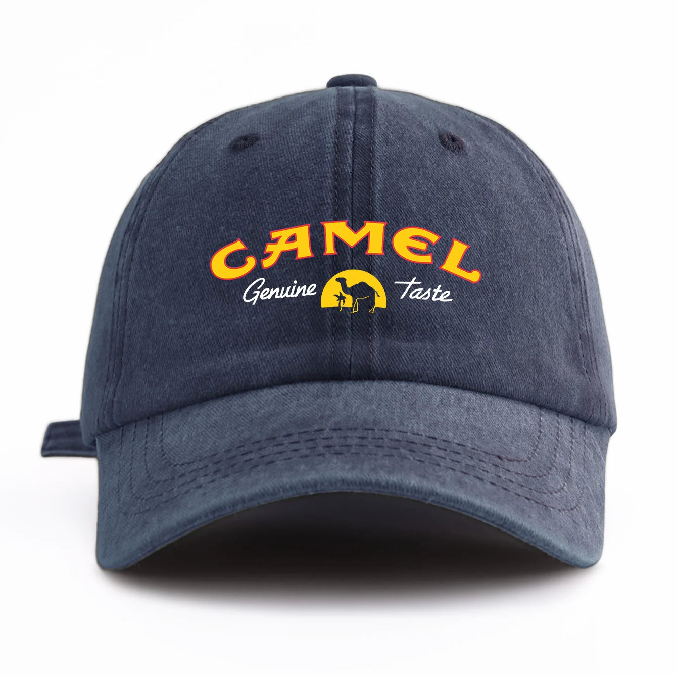 CAMEL Print Washed Baseball Cap For Adults