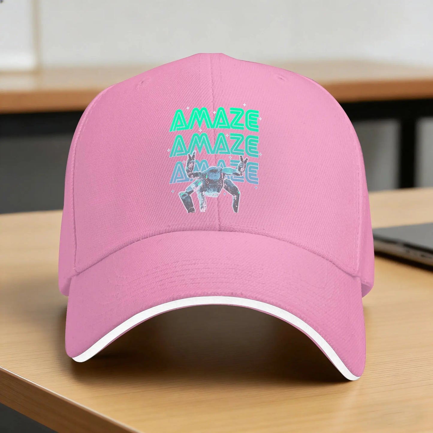 P-Project Hail Mary Amazing Rocky The Alien Neon Portrait Baseball Cap