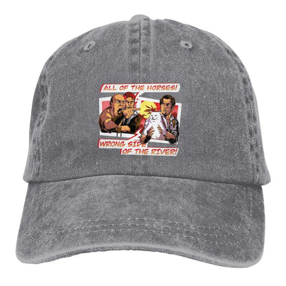 Wrong Side Of The River Cat Meme Baseball Cap