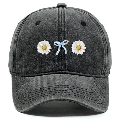 Flower Print Snapback Baseball Cap Flower Hat