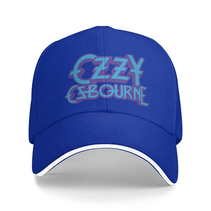 Ozzy Osbourne Purple And Blue Logo Baseball Cap