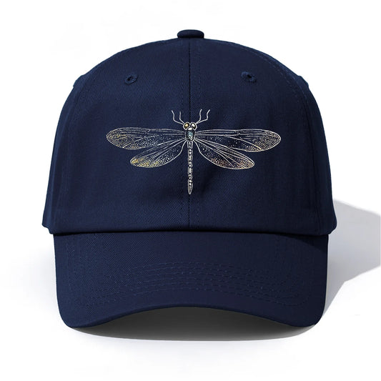 Dragonfly Print Baseball Cap For Adults