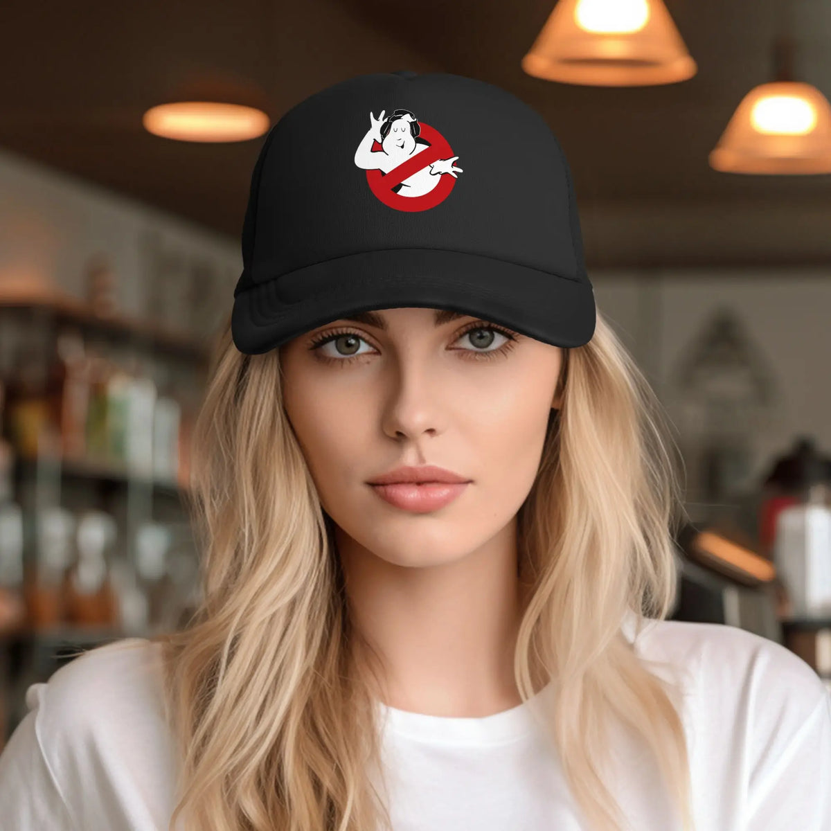 Cartoon Ghostbuster Movie Trucker Hats Baseball Caps