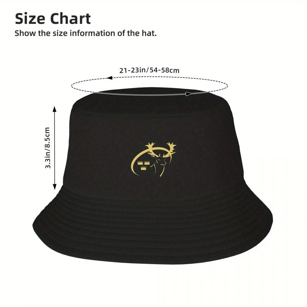 New [Golden] The Munster Rugby Bucket Hat