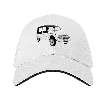 White Mehari 74 Baseball Cap