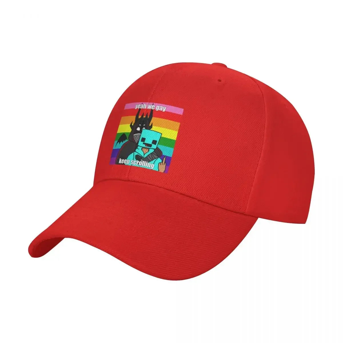 2026 Yeah We Gay Keep Scrolling Baseball Cap
