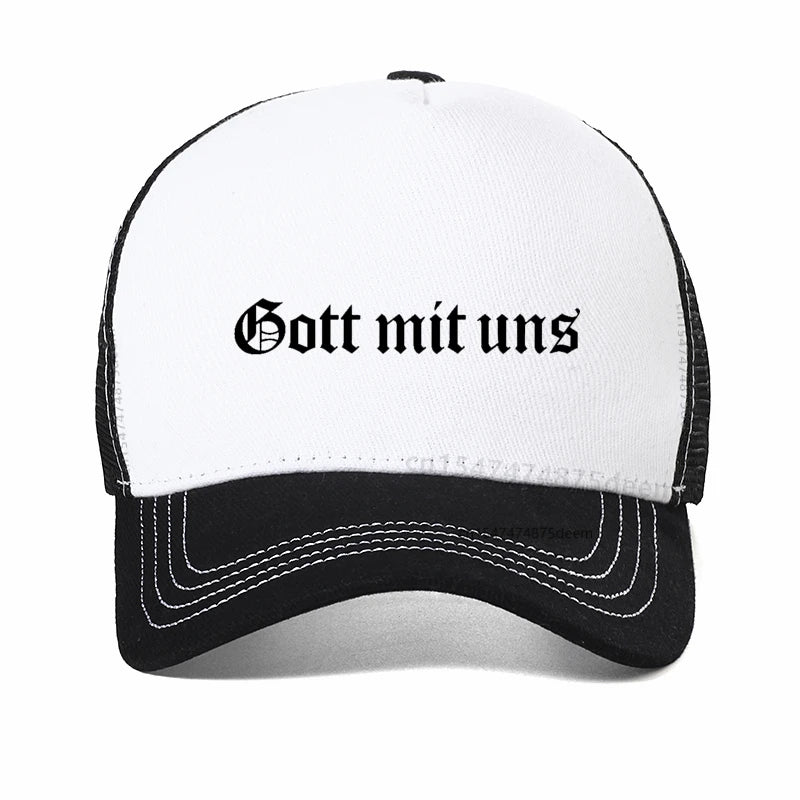 God With Us Eagle Pin WW2 Wehrmacht Military Badge Baseball Cap