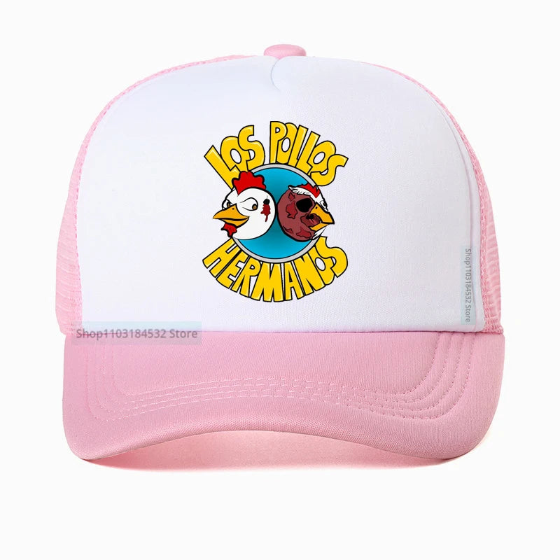 Los Pollos Hermanos Funny Breaking Bad Mesh Baseball Cap