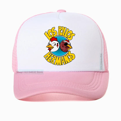 Los Pollos Hermanos Funny Breaking Bad Mesh Baseball Cap