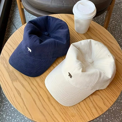 Polar Bear Embroidered Baseball Hats