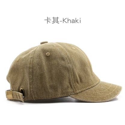 Four Seasons Fashion Short Brim Cotton Baseball Caps